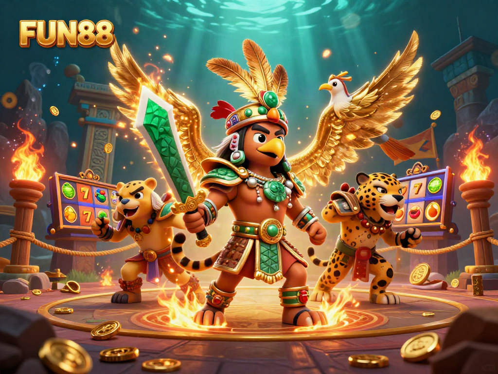 Win big with FUN88 while enjoying a thrilling 3D casino gaming experience showcasing epic elements.