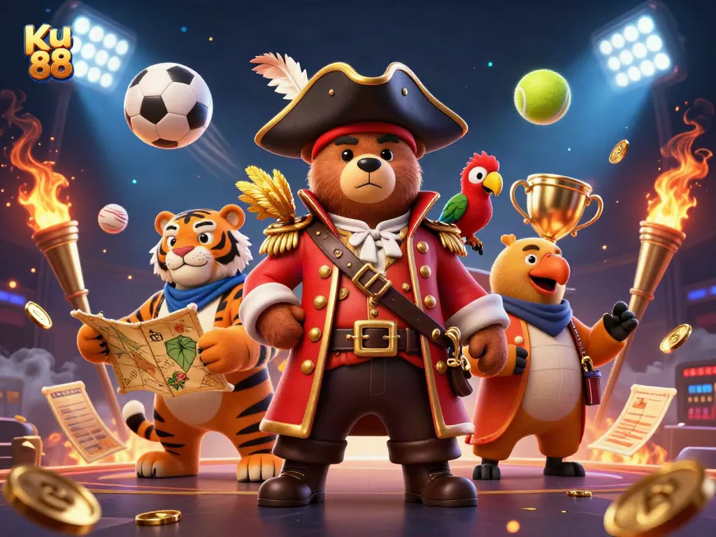 Bet big with Ku 88's exciting sports betting scene and dynamic gaming elements.