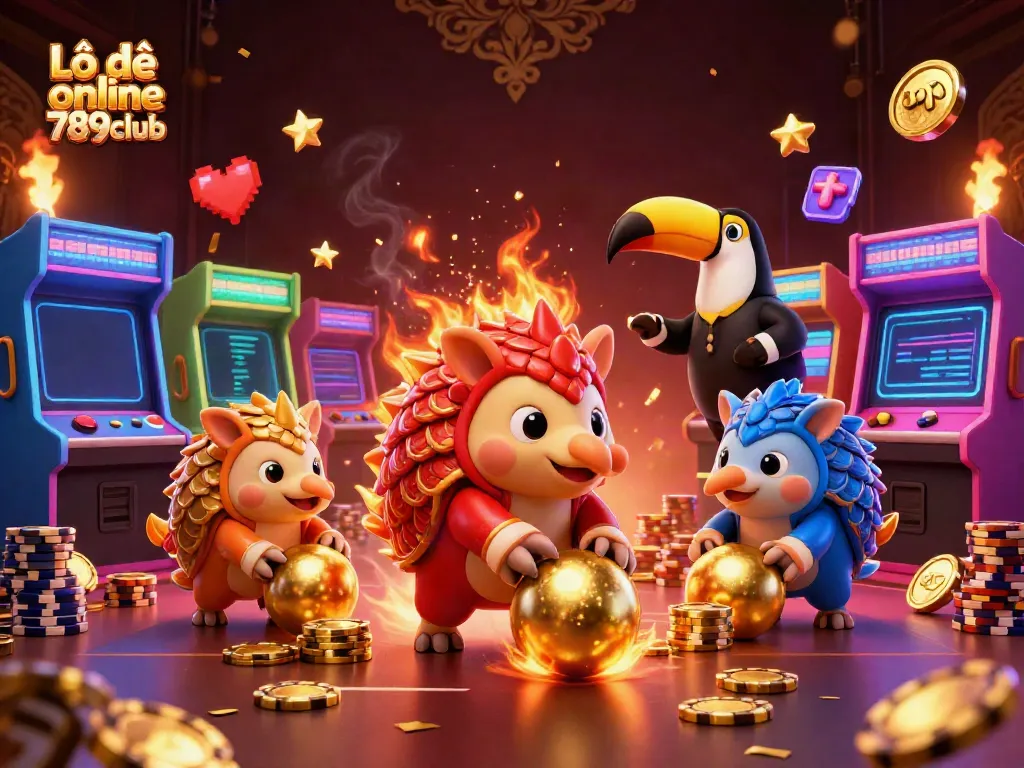 Engage in the thrilling Lô đề online 789club gameplay with dynamic characters and vibrant casino elements.