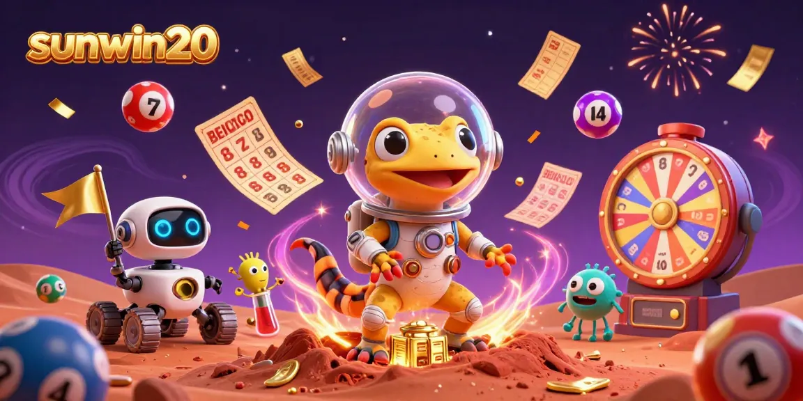 Experience excitement with sunwin20 as a Martian gecko uncovers a golden casino on Mars.