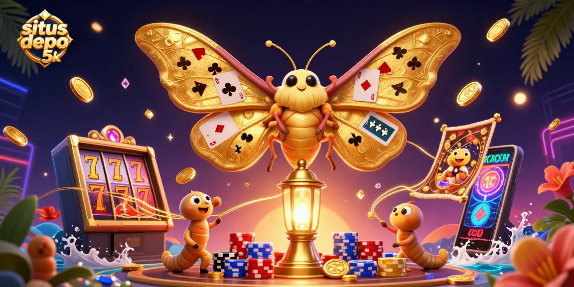 Spin the reels and win big at situs depo 5k with vibrant casino scenes and dynamic gaming elements.